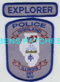 ILLINOIS,HIGHLAND POLICE EXPLORER 3